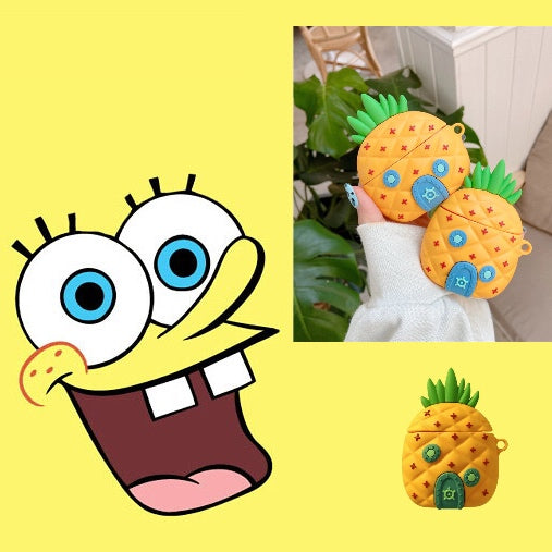 COVER AIRPODS “CASA DI SPONGEBOB”
